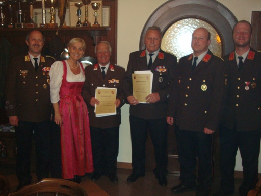 Ehrung: Mayrhofer Ernst und Wechselberger Gottfried